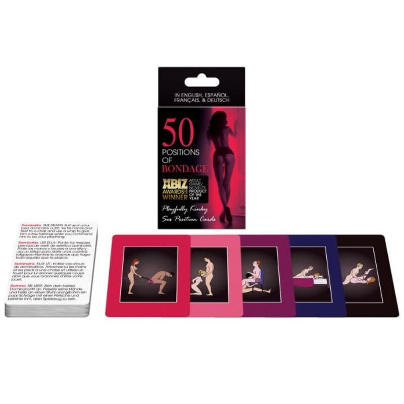 Jeu de cartes 50 Positions of Bondage – Kheper Games