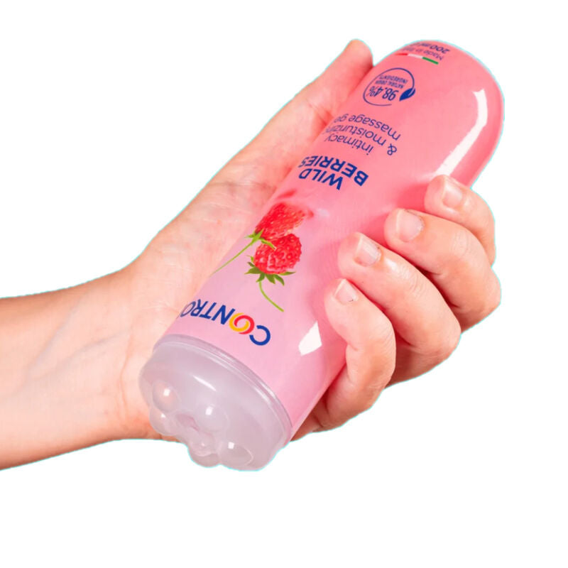 Gel de massage 3-en-1 Baies sauvages 200 ml – Control