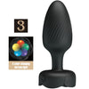 Plug anal Osborn plug anal avec lumière led noir 9,8 cm – Anal toys