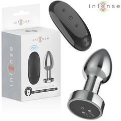 Plug anal Plug anal 10 vibrations métal avec télécommande s – Intense anal toys