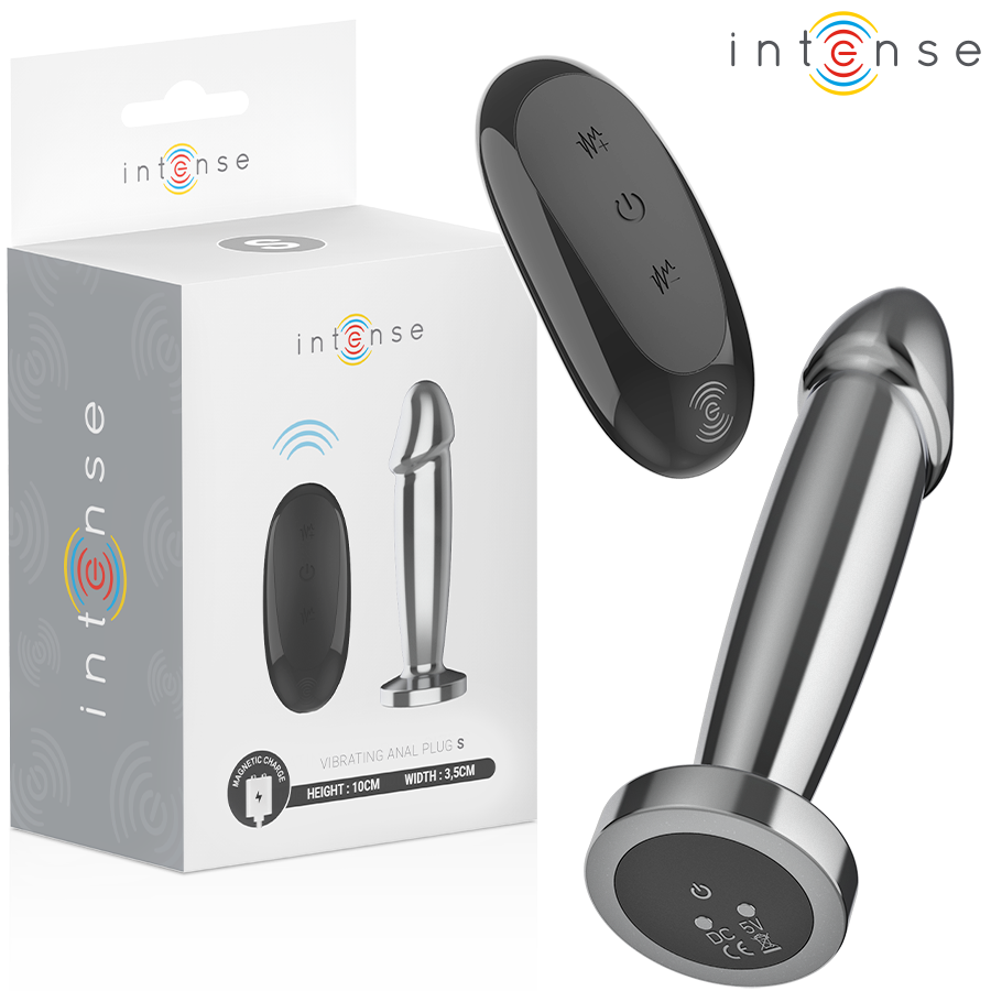 Plug anal Plug anal 10 vibrations gode métallique avec télécommande s – Intense anal toys