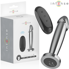 Plug anal Plug anal 10 vibrations gode métallique avec télécommande m – Intense anal toys
