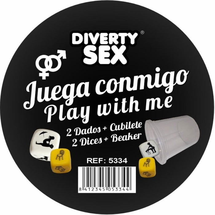 Dés érotiques lieux et positions hétéro avec gobelet – Diablo Picante