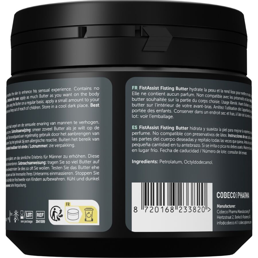 Lubrifiant à base d’huile Fist Assist Butter 500 ml – Cobeco