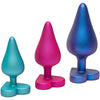 Kit d’entraînement anal Luster S/M/L base cœur – ROMP
