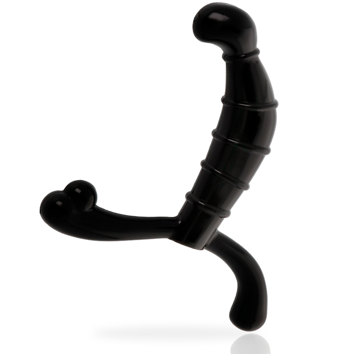 Addicted Toys Plaisir Anal Prostate Noir seul sur fond blanc