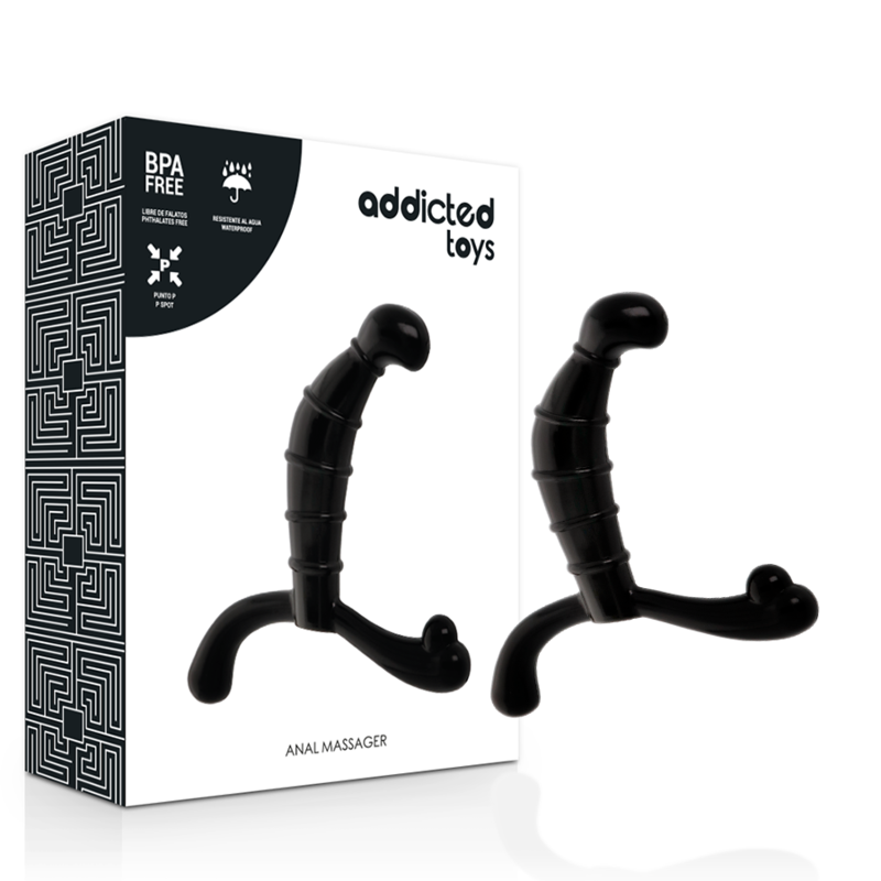 Addicted Toys Plaisir Anal Prostate Noir vue fournisseur 2