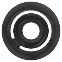 Addicted Toys Potenz C-Ring Noir seul sur fond blanc