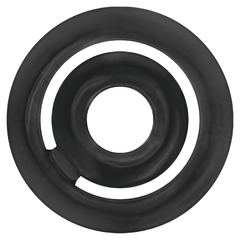 Addicted Toys Potenz C-Ring Noir seul sur fond blanc