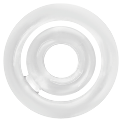 Addicted Toys Potenz C-Ring Transparent seul sur fond blanc