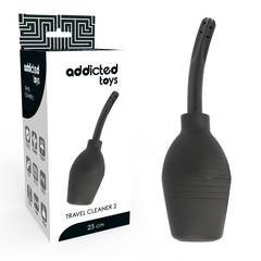 Addicted Toys Squeeze Clean Noir seul sur fond blanc