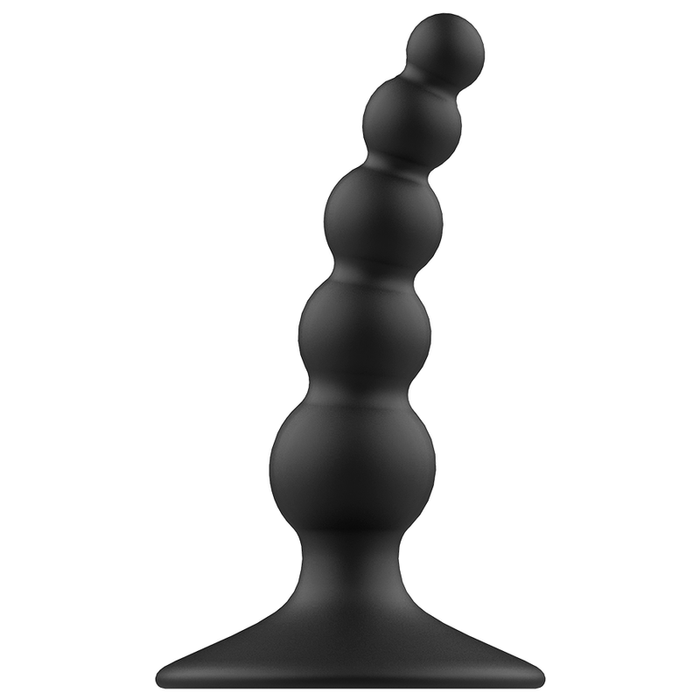 Addicted Toys Plug Anal 10 cm Noir seul sur fond blanc