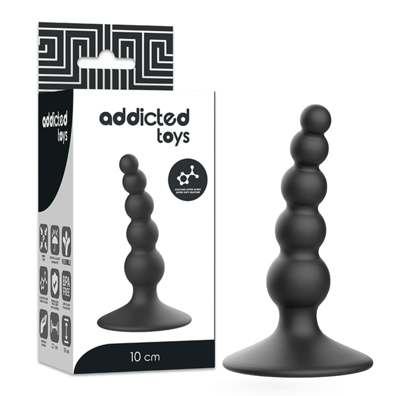 Addicted Toys Plug Anal 10 cm Noir vue fournisseur 2