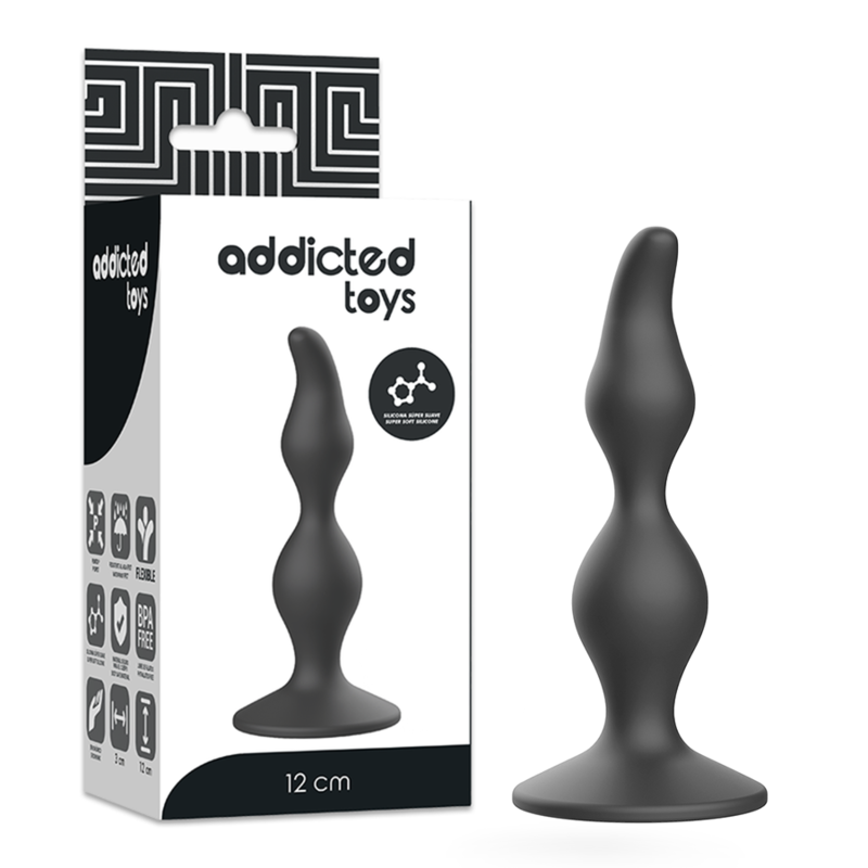 Addicted Toys Plug Anal 12 cm Noir vue fournisseur 2