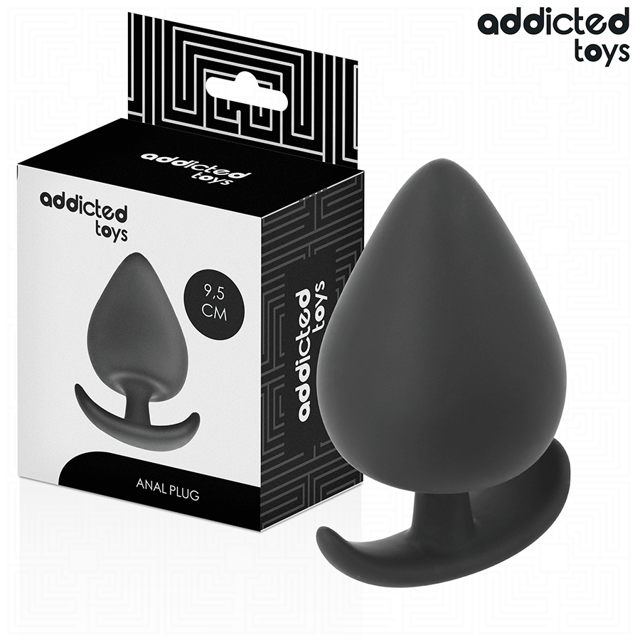 Addicted Toys Plug XL 9,5 cm seul sur fond blanc