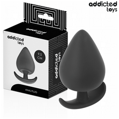Addicted Toys Plug XL 9,5 cm seul sur fond blanc