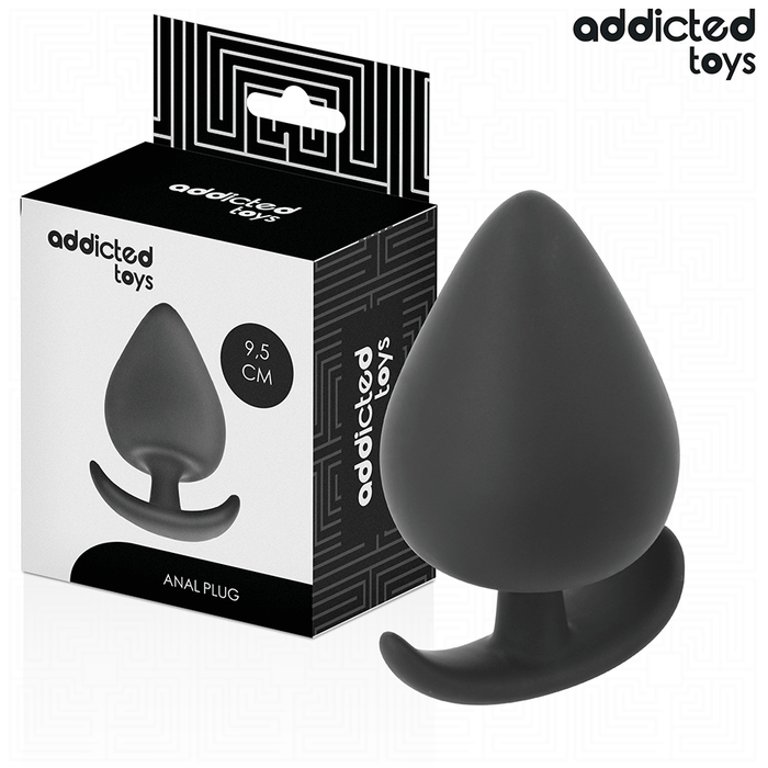 Addicted Toys Plug XL 9,5 cm seul sur fond blanc