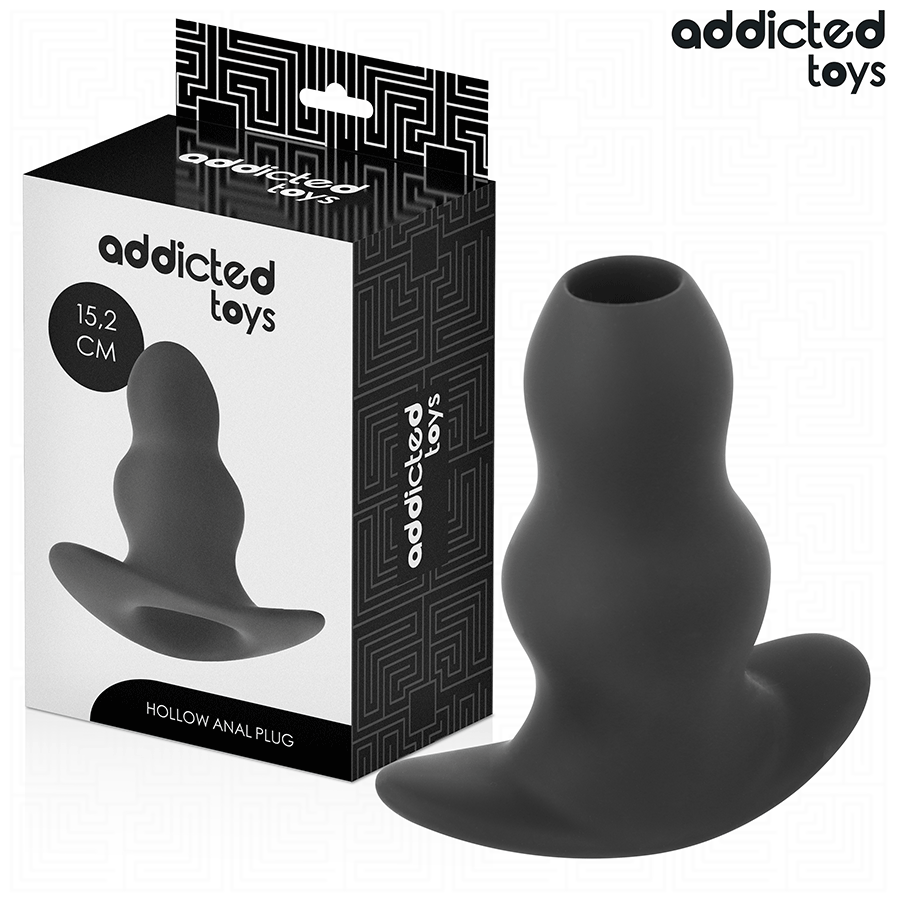 Addicted Toys Plug Creux XXL 15,2 cm seul sur fond blanc