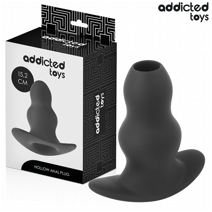 Addicted Toys Plug Creux XXL 15,2 cm seul sur fond blanc
