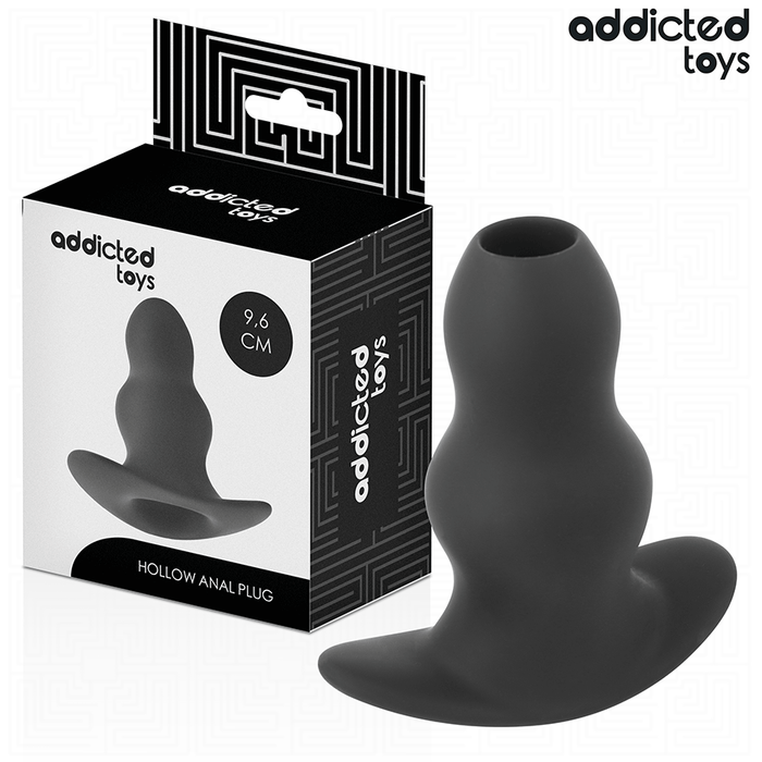 Addicted Toys Plug Creux M 9,6 cm seul sur fond blanc