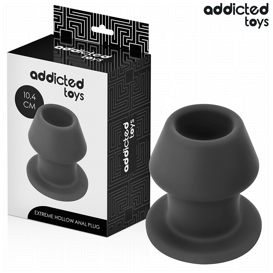 Addicted Toys Plug Creux Extrême L 10,4 cm seul sur fond blanc