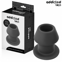 Addicted Toys Plug Creux Extrême L 10,4 cm seul sur fond blanc