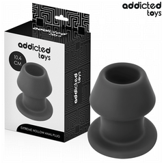 Addicted Toys Plug Creux Extrême L 10,4 cm seul sur fond blanc