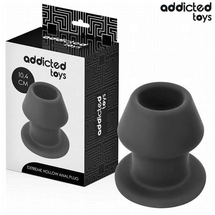 Addicted Toys Plug Creux Extrême L 10,4 cm seul sur fond blanc