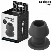 Addicted Toys Plug Creux Extrême M 8,7 cm seul sur fond blanc