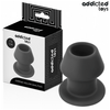 Addicted Toys Plug Creux Extrême S 7,5 cm seul sur fond blanc