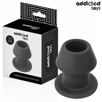 Addicted Toys Plug Creux Extrême S 7,5 cm seul sur fond blanc