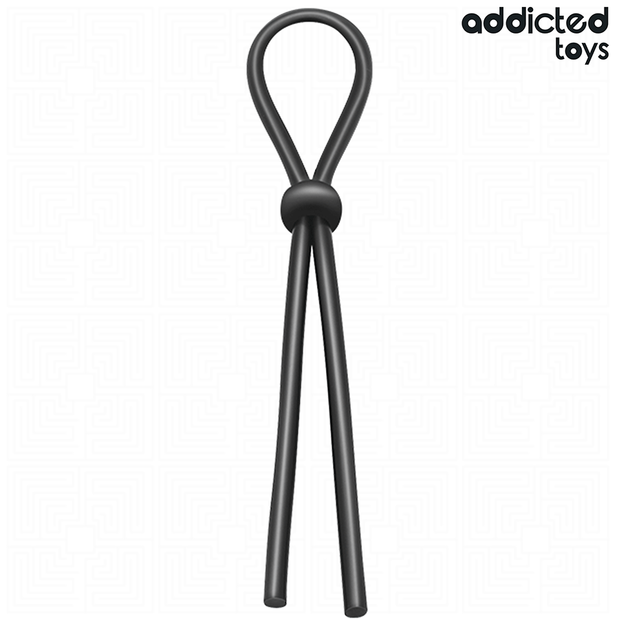 Addicted Toys Corde Silicone Boucle Simple seul sur fond blanc