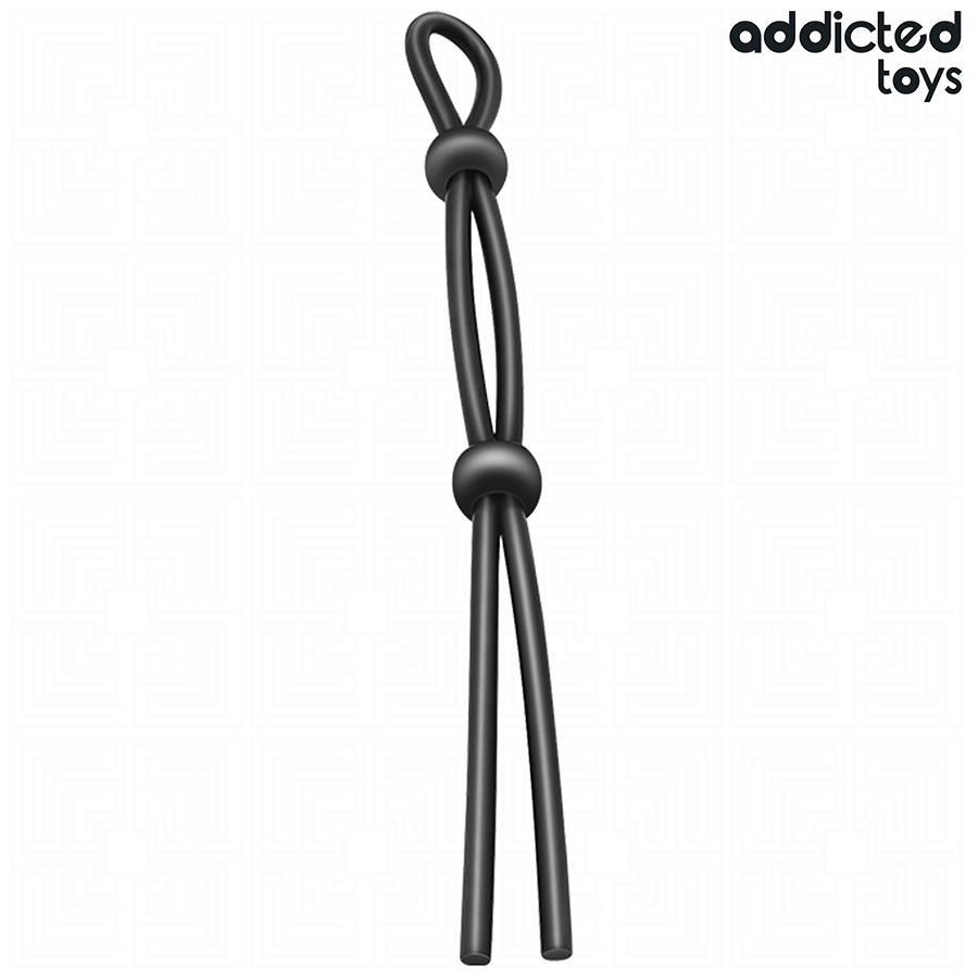 Addicted Toys Corde Silicone Double Boucle seul sur fond blanc