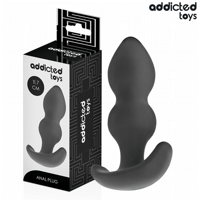 Addicted Toys Plug L 11,7 cm seul sur fond blanc