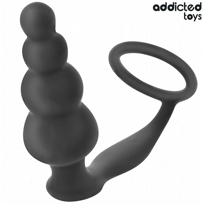 Addicted Toys Plug avec Anneau Modèle 5 seul sur fond blanc
