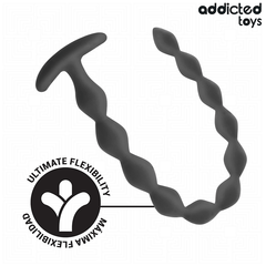 Addicted Toys Plug Anal Extra Long seul sur fond blanc