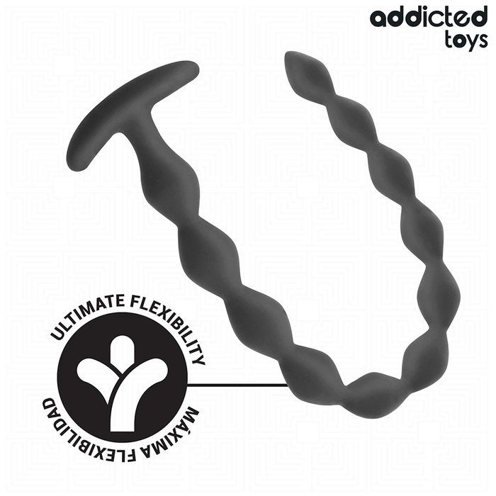 Addicted Toys Plug Anal Extra Long seul sur fond blanc