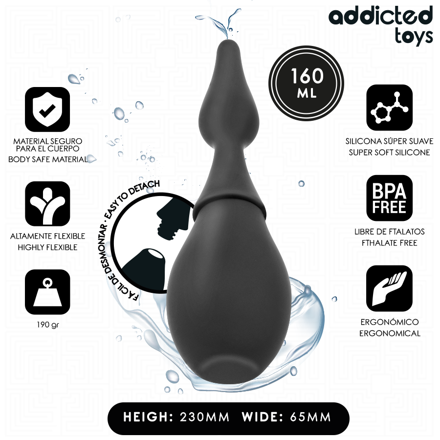 Addicted Toys Nettoyeur Voyage Modèle 1 seul sur fond blanc