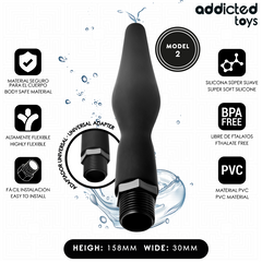 Addicted Toys Nettoyeur Adaptateur Modèle 2 seul sur fond blanc