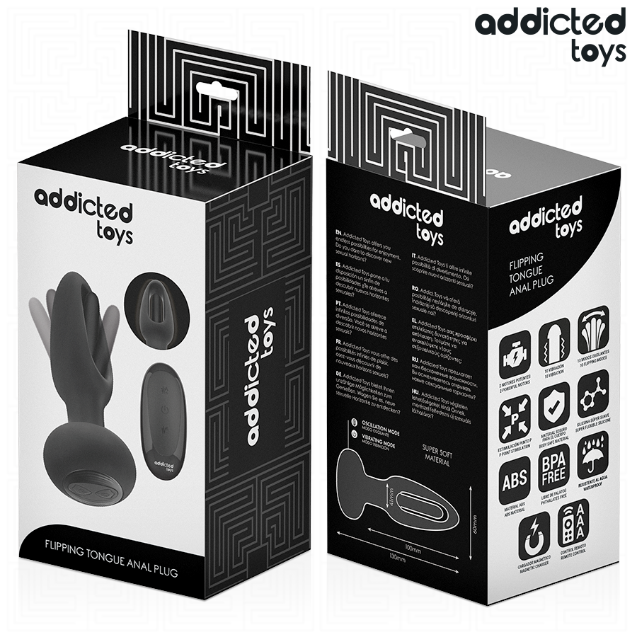 Addicted Toys Plug Langue Vibrante vue fournisseur 3