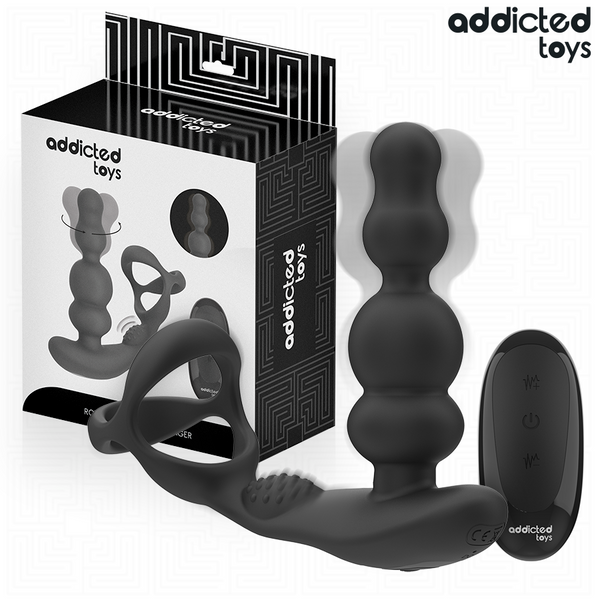 Addicted Toys Masseur Prostate Rotatif seul sur fond blanc