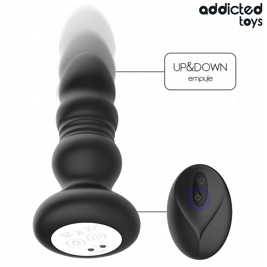 Addicted Toys Plug Rotatif Vibrant LED vue fournisseur 3