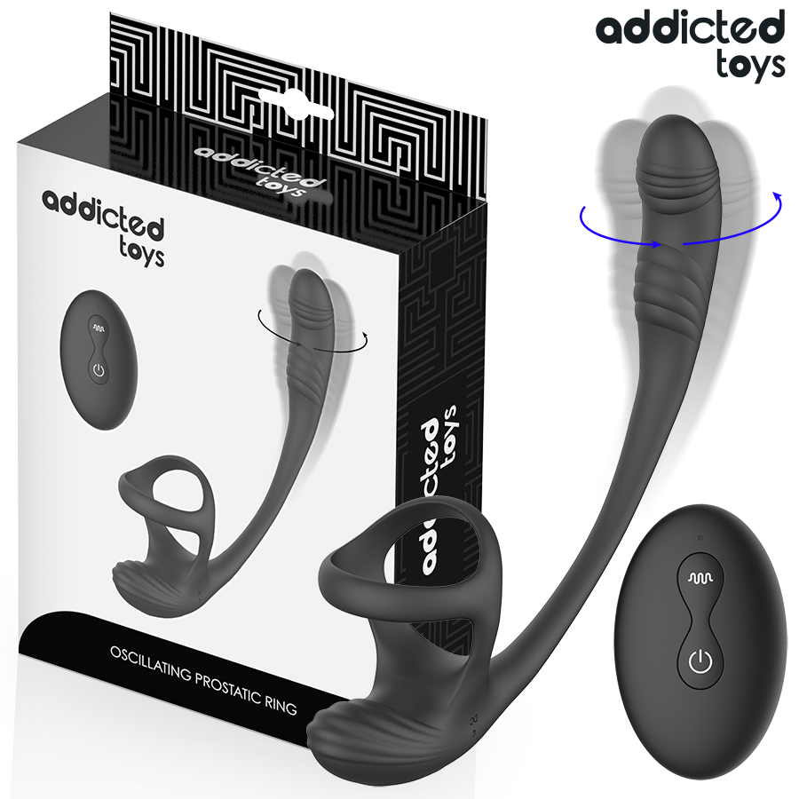 Addicted Toys Plug Vibrant 360° seul sur fond blanc