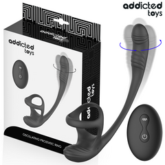 Addicted Toys Plug Vibrant 360° seul sur fond blanc