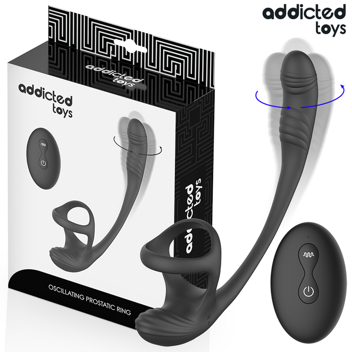 Addicted Toys Plug Vibrant 360° seul sur fond blanc