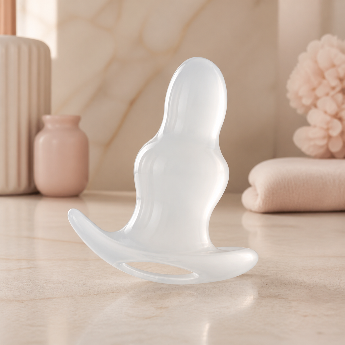 Dilatateur anal Addicted Toys 9,5 cm, vue de dos en situation