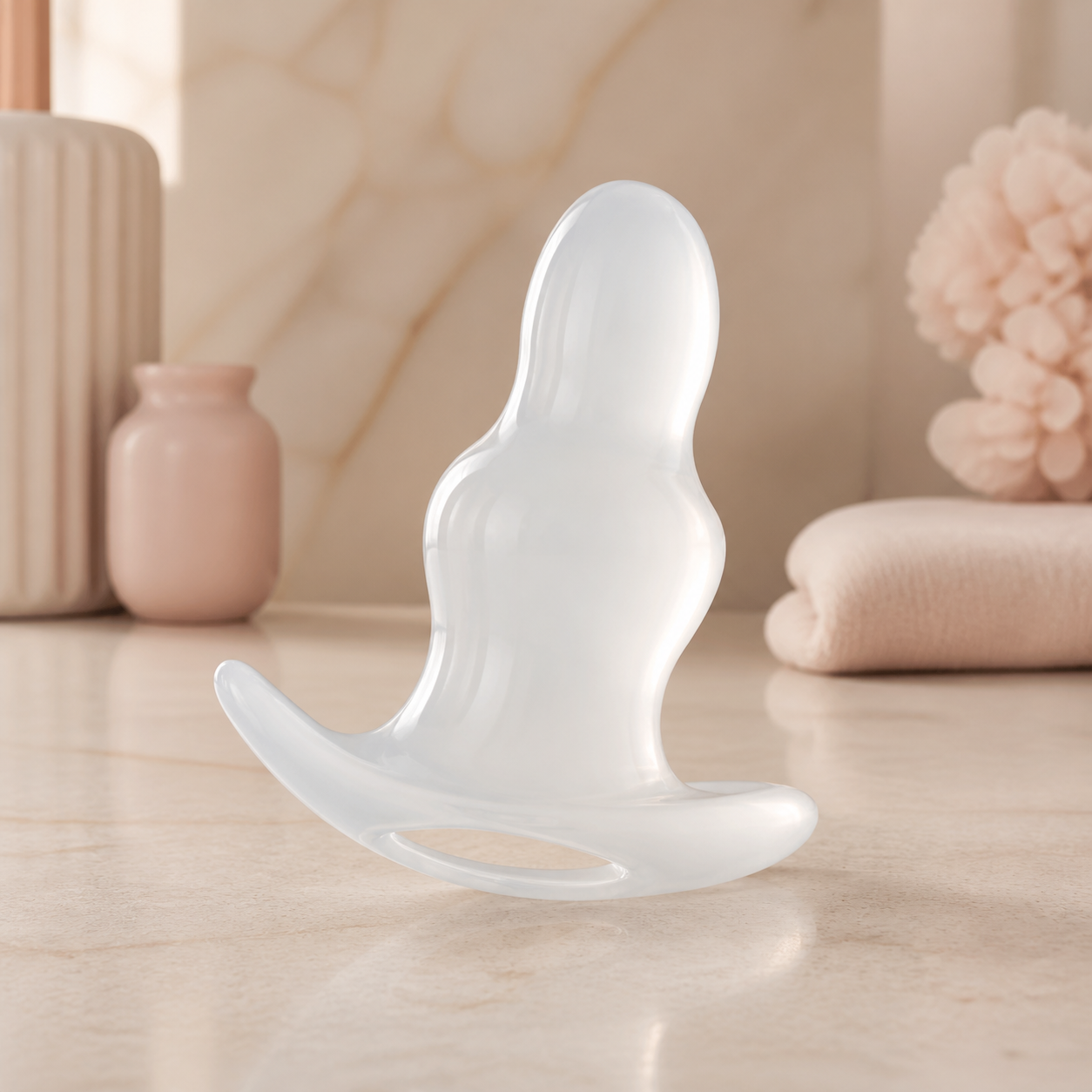 Dilatateur anal Addicted Toys 9,5 cm, vue de dos en situation