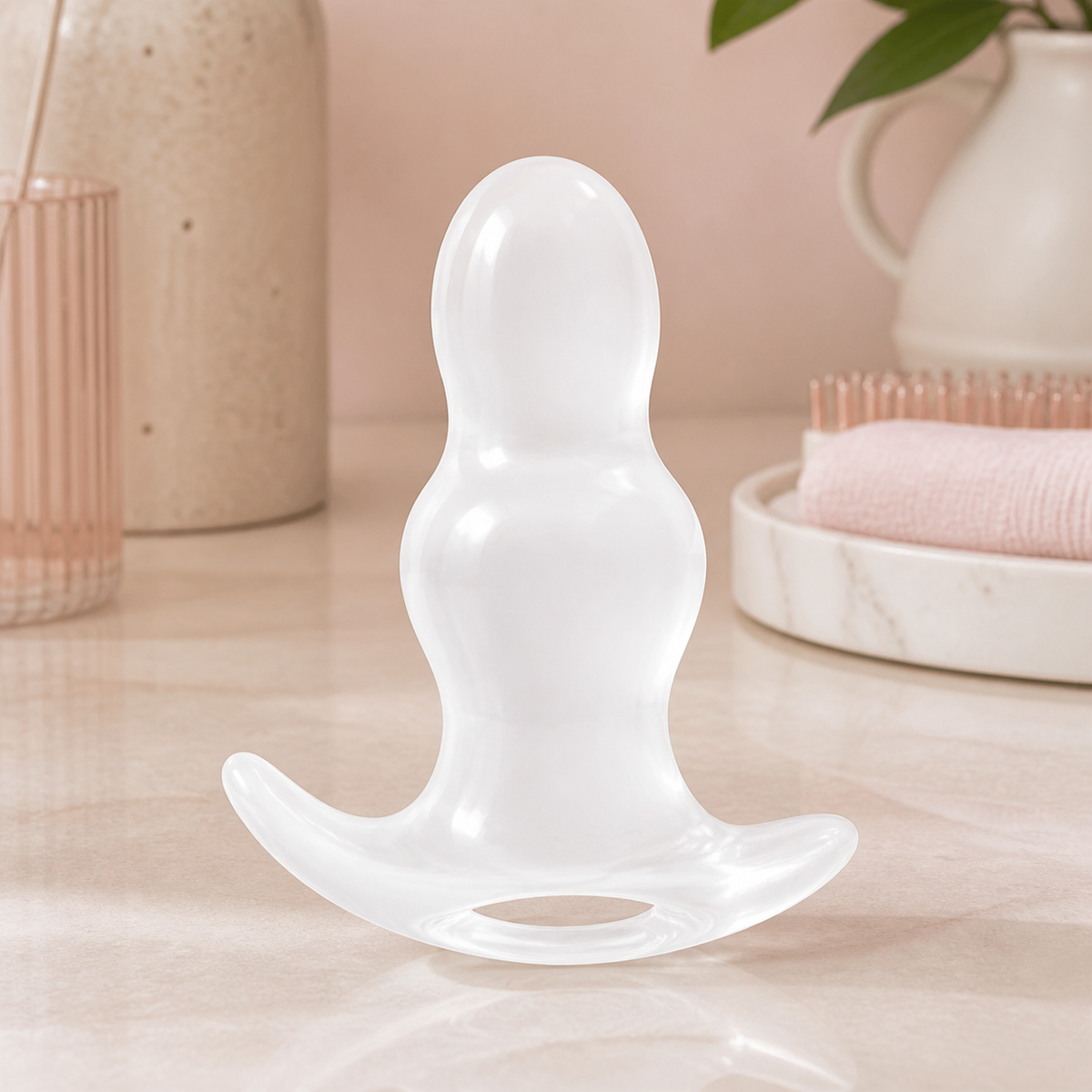 Dilatateur anal Addicted Toys 15 cm, vue de face en situation