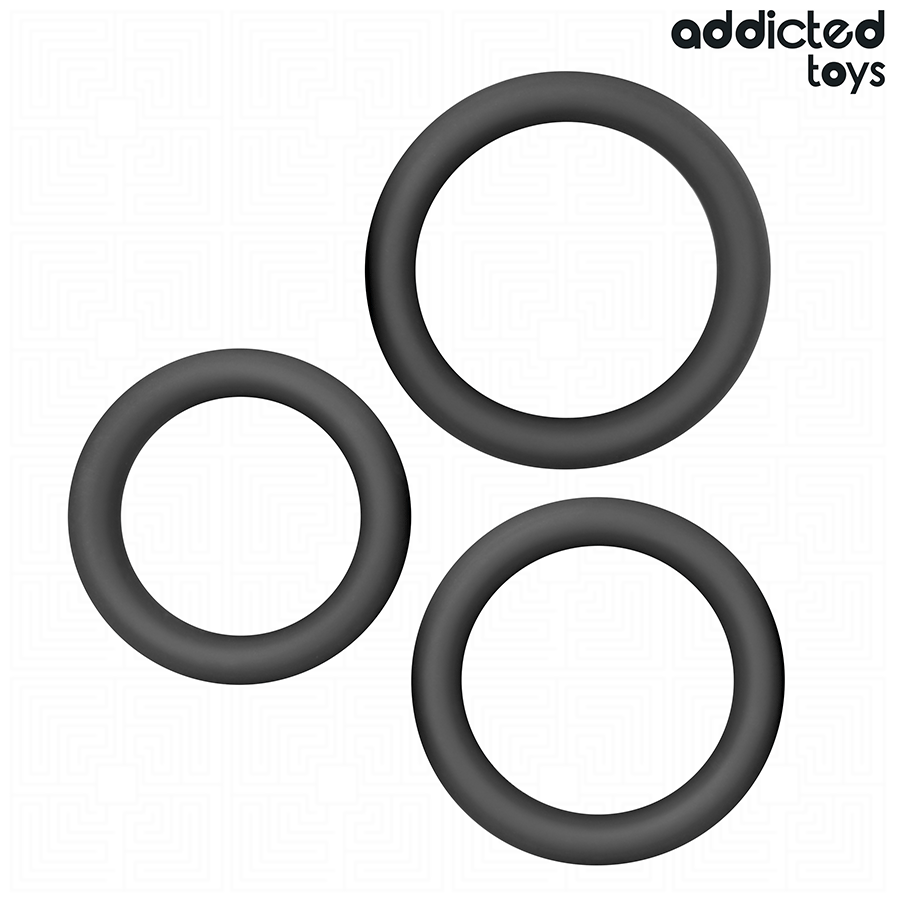 Plug anal Lot D'anneaux Plats En Silicone – Addicted Toys
