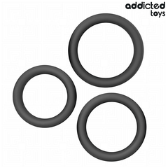 Plug anal Lot D'anneaux Plats En Silicone – Addicted Toys